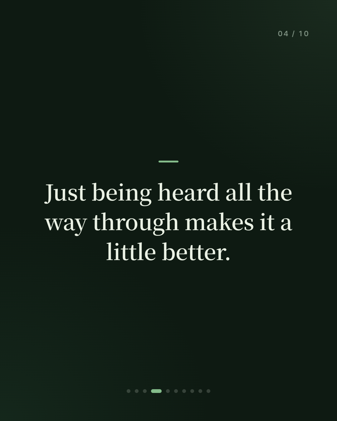 Ever opened up about something hard and felt lonelier afterward?