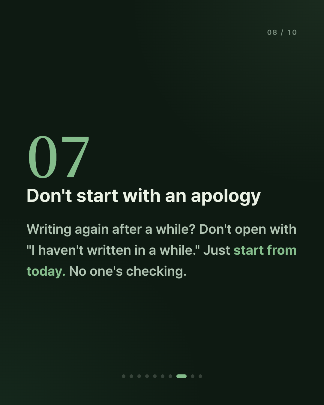 The real reason a diary dies after three days