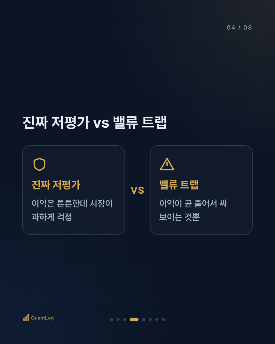 PER가 낮으면 싼 주식일까 — 저PER의 진실