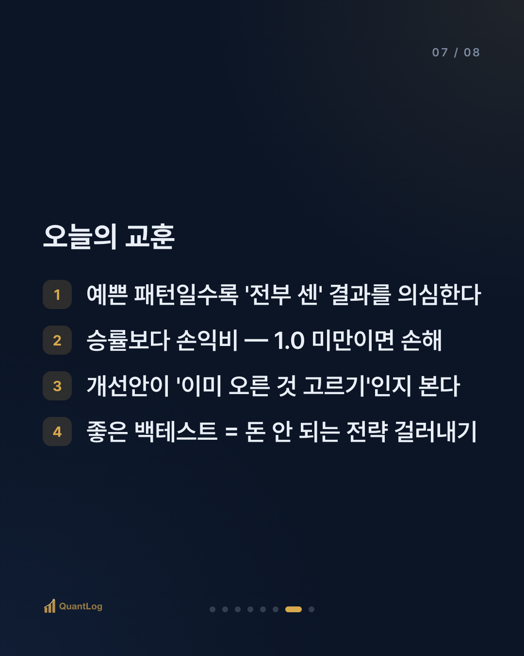 차트에서 완벽했던 패턴, 837번 검증해보니