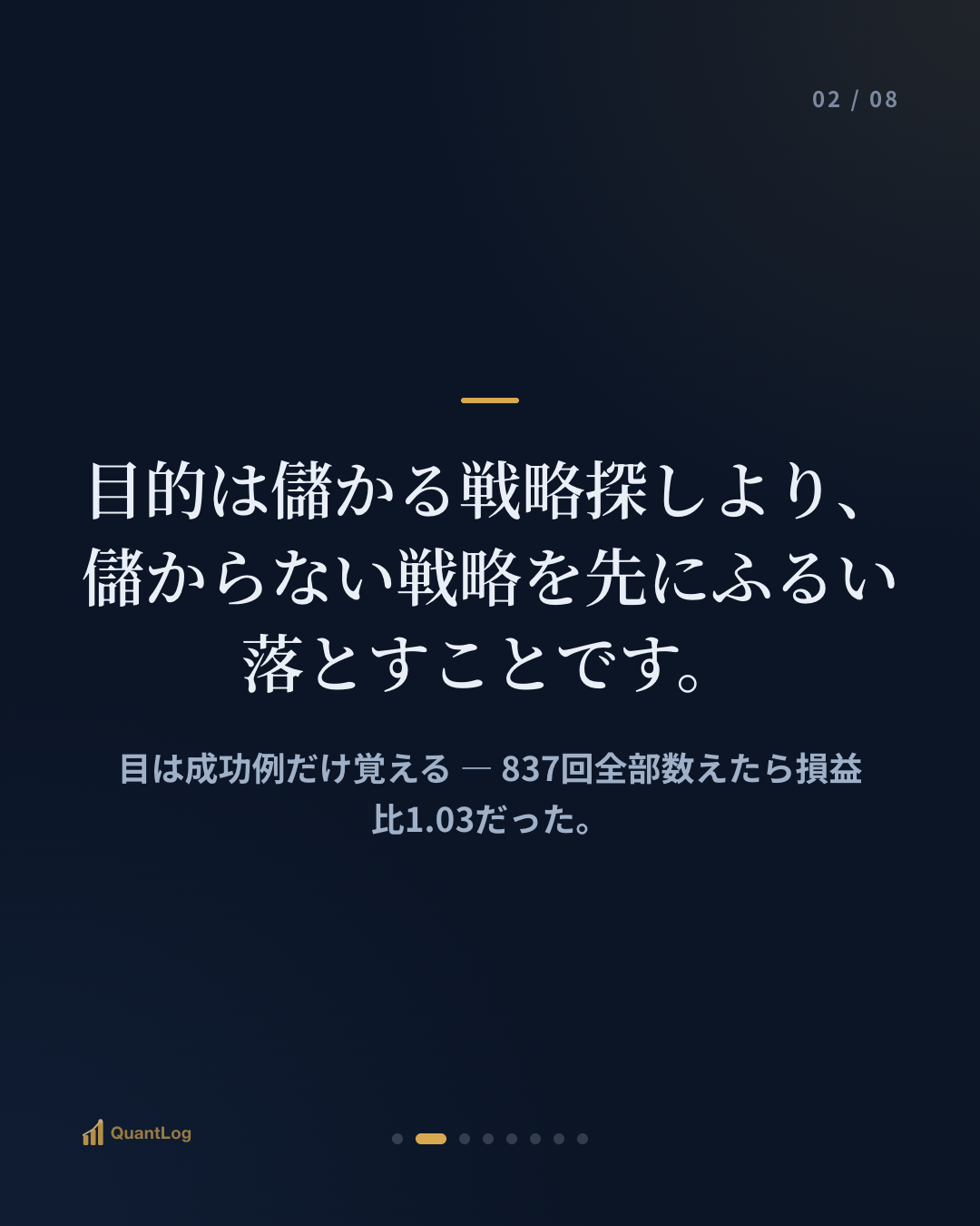 バックテストとは — お金を入れる前に、過去で戦略を試す方法