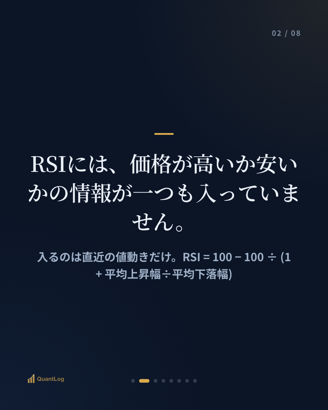 RSIとは — 30を割ったら買いなのか
