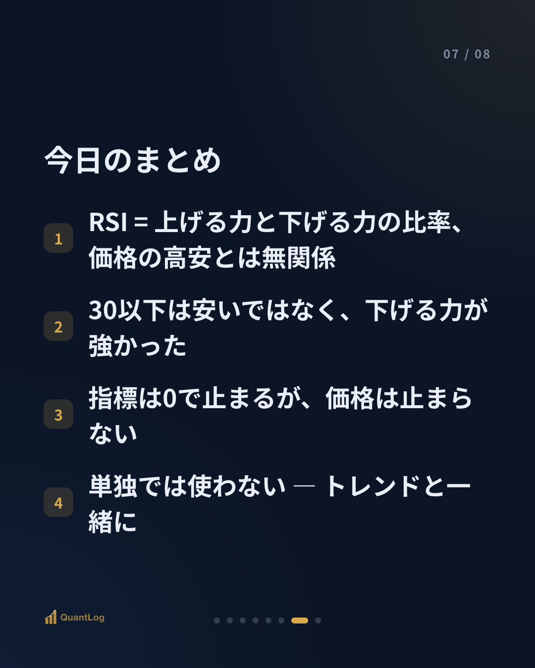 RSIとは — 30を割ったら買いなのか