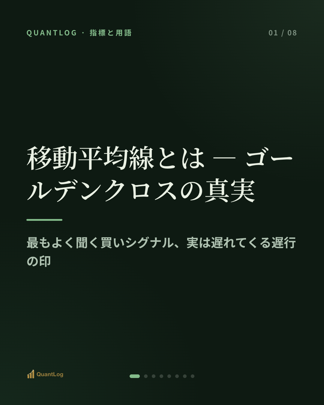 移動平均線とは — ゴールデンクロスの真実