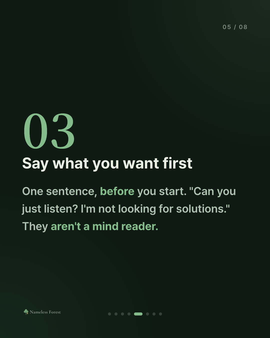 When You Wanted Comfort and Got Advice