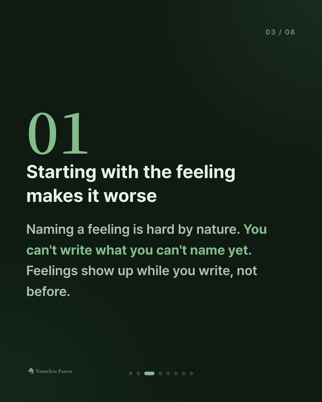 When You Don't Know How to Start the First Line
