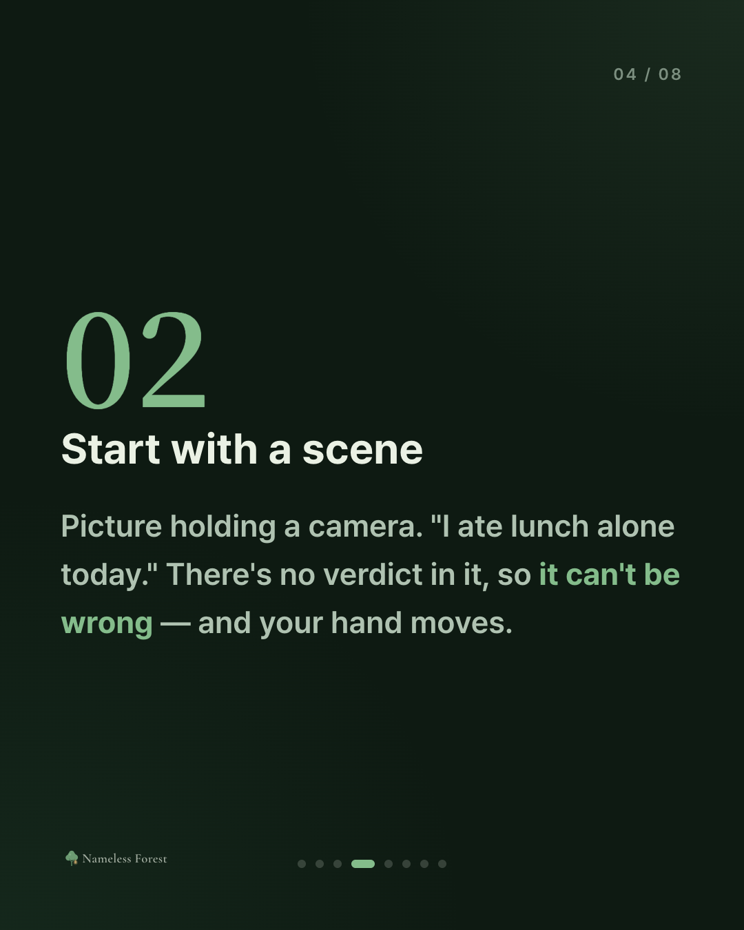 When You Don't Know How to Start the First Line