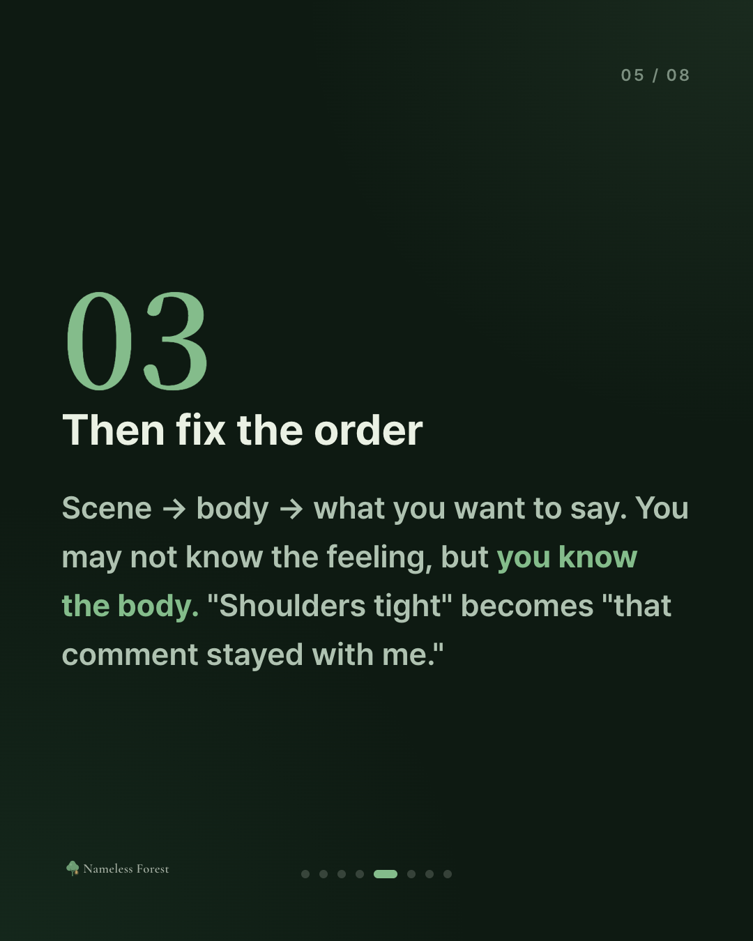 When You Don't Know How to Start the First Line