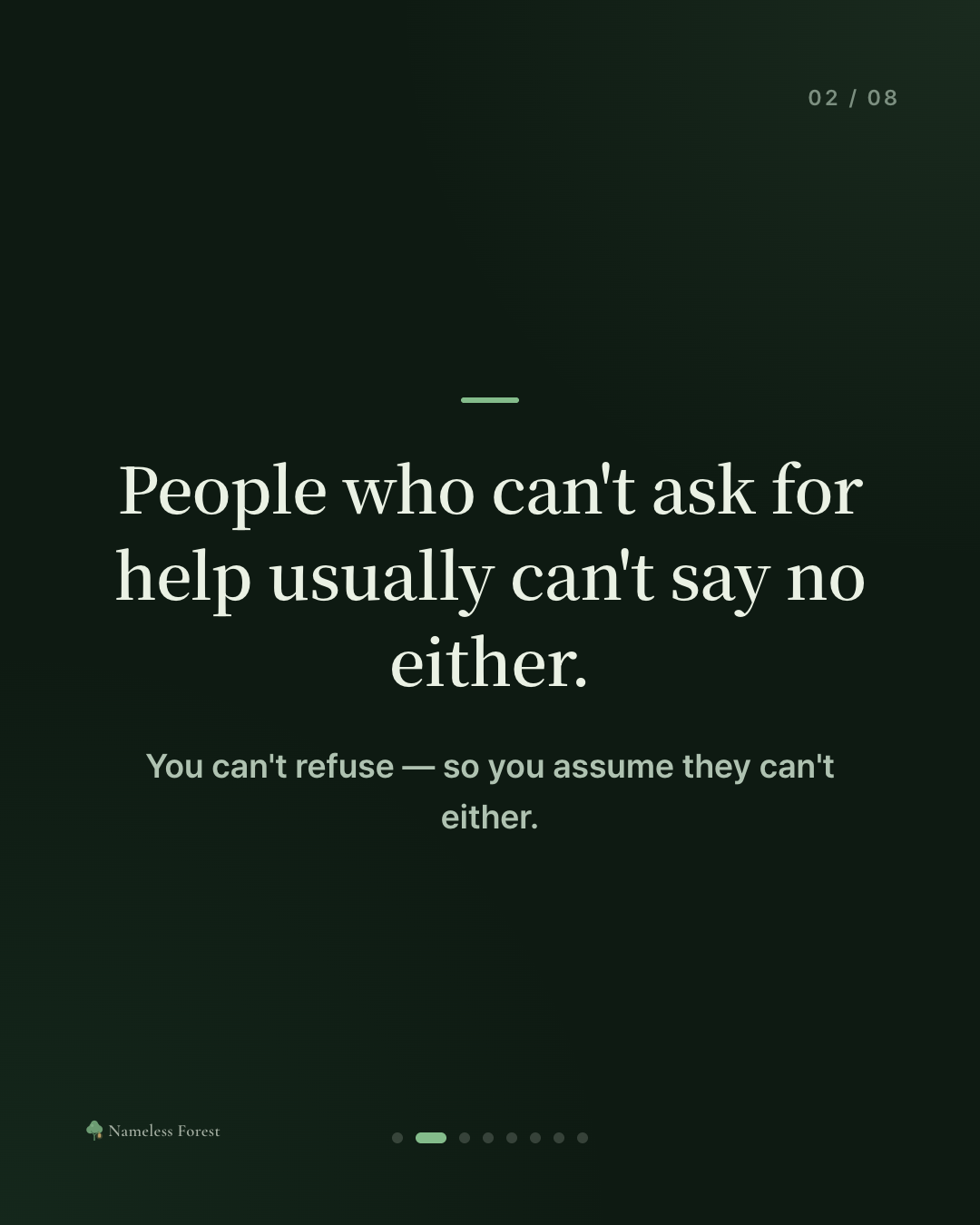 The Person Who Can't Ask for Help
