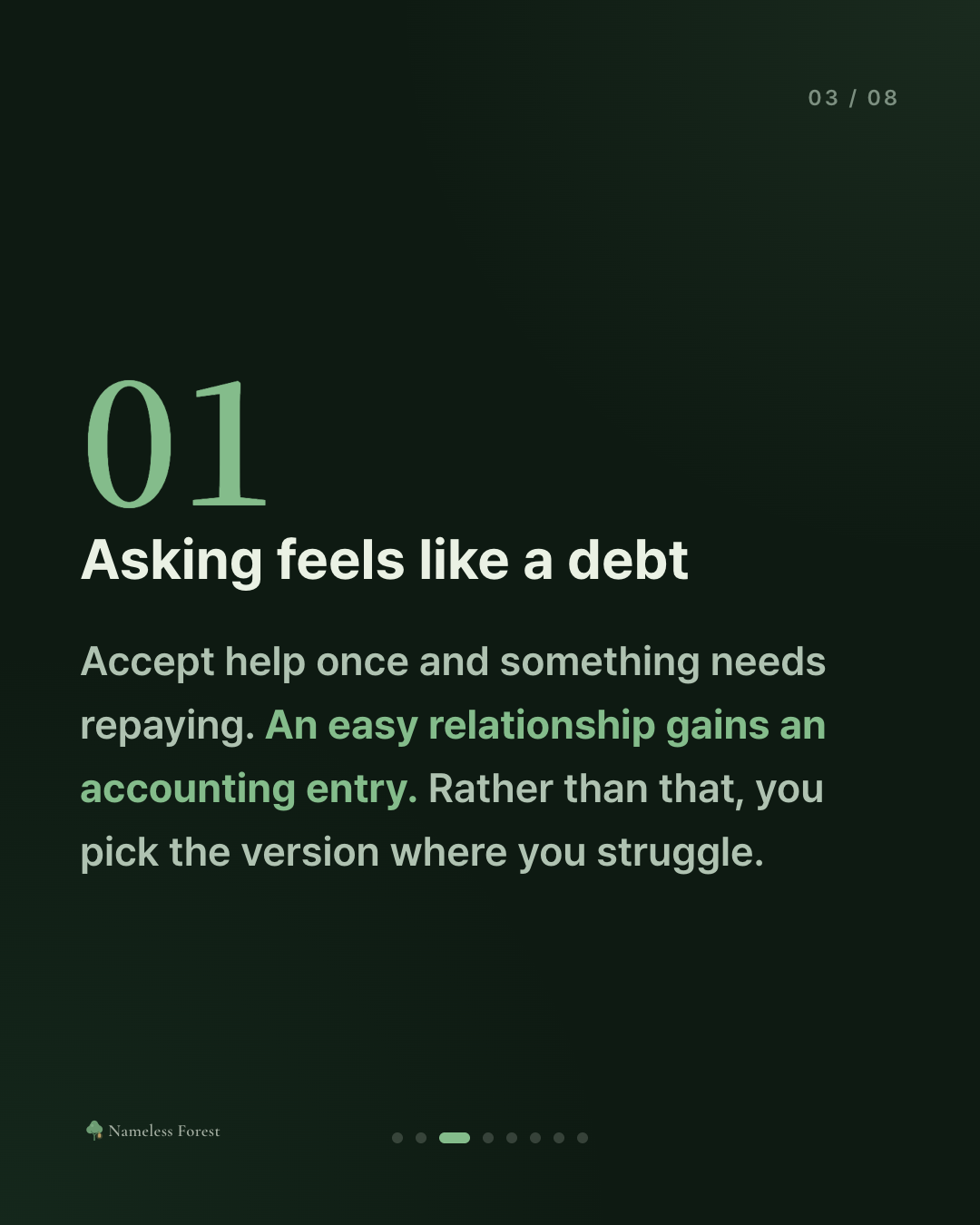 The Person Who Can't Ask for Help