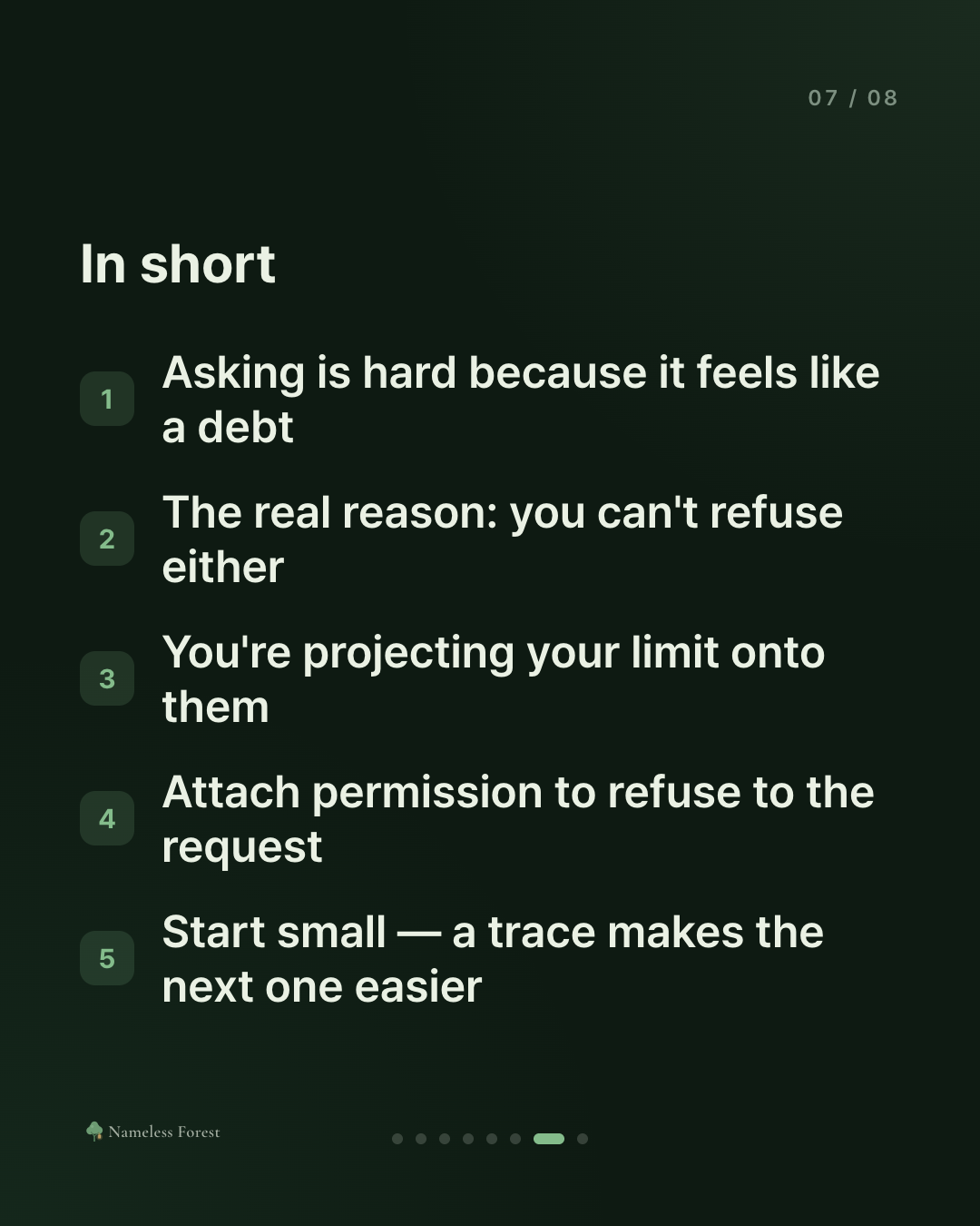 The Person Who Can't Ask for Help
