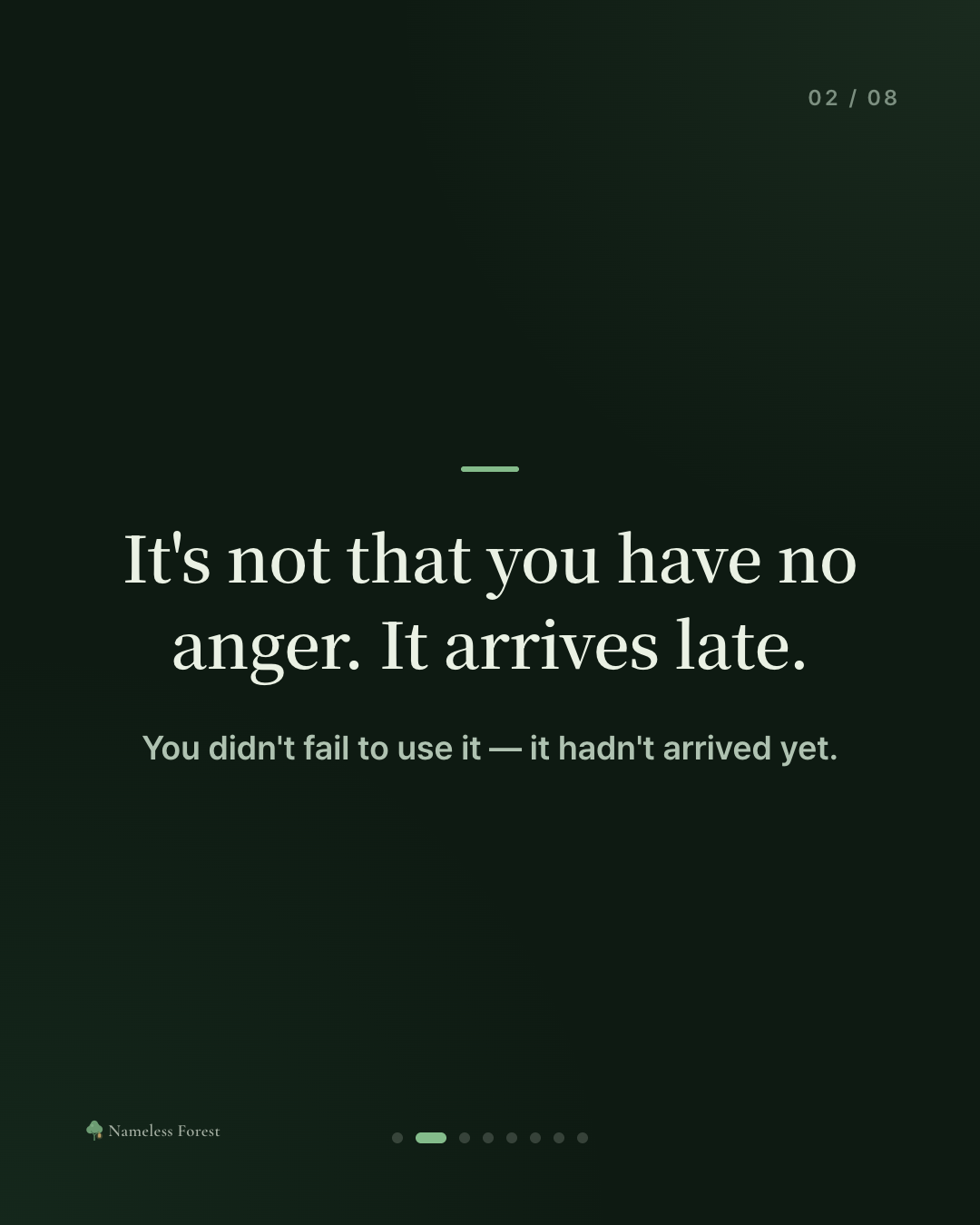 When You're Angry at Yourself for Not Getting Angry