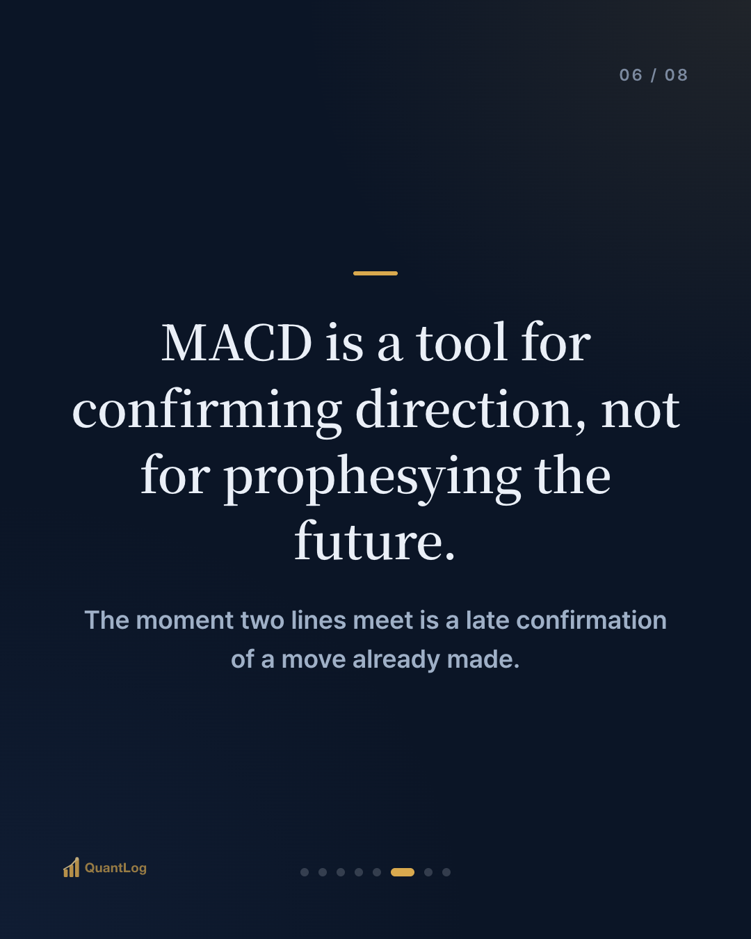 What Is MACD? — The Moment Two Lines Meet