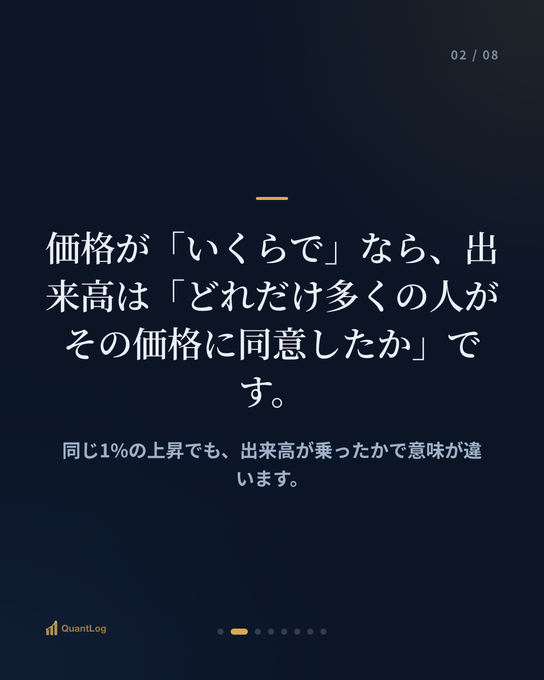 出来高は何を教えてくれるのか — 価格の裏に隠れた二本目の軸