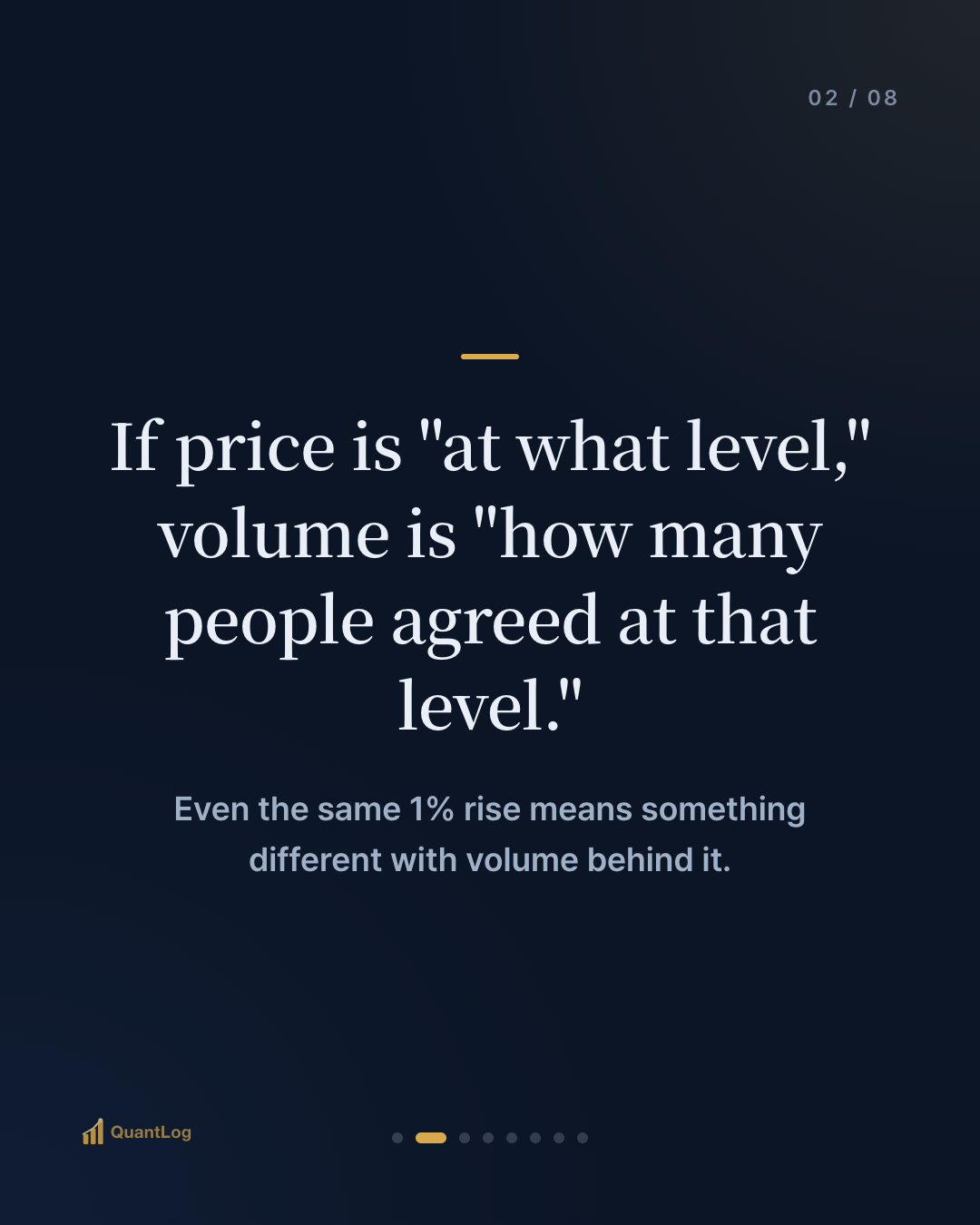 What Does Volume Tell You? — The Second Axis Hidden Behind Price