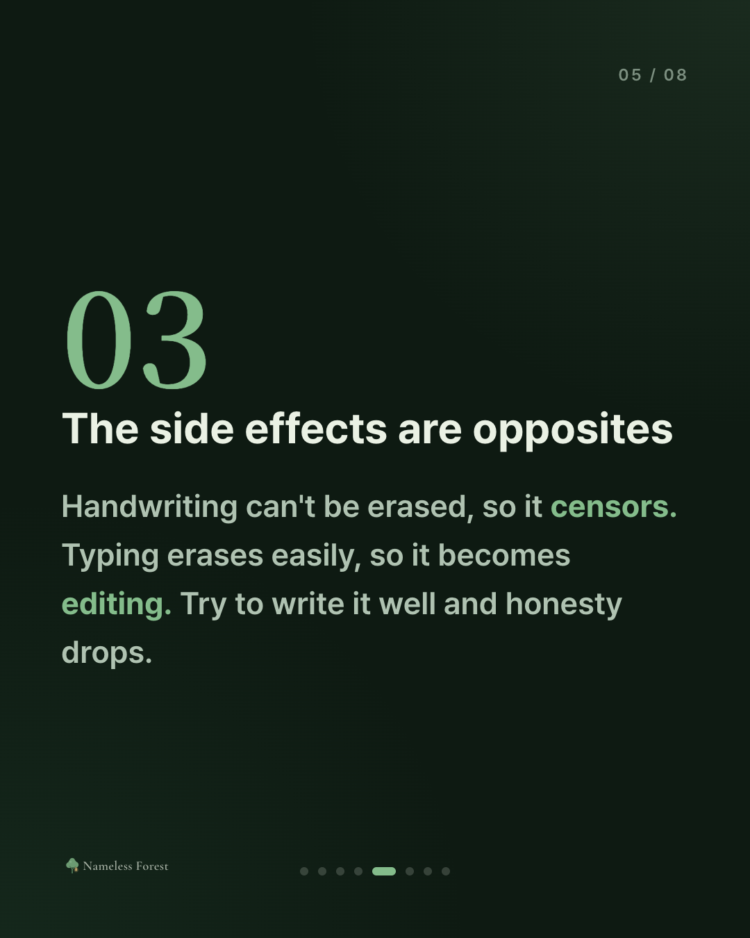 Handwriting or Typing: Which Sorts Your Feelings Better?