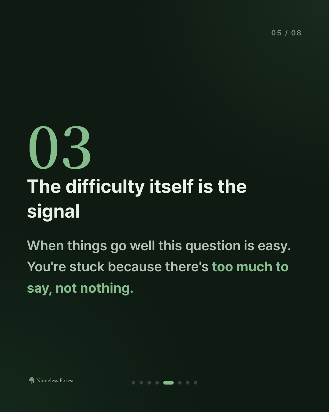 When "How Have You Been" Is Hard to Answer