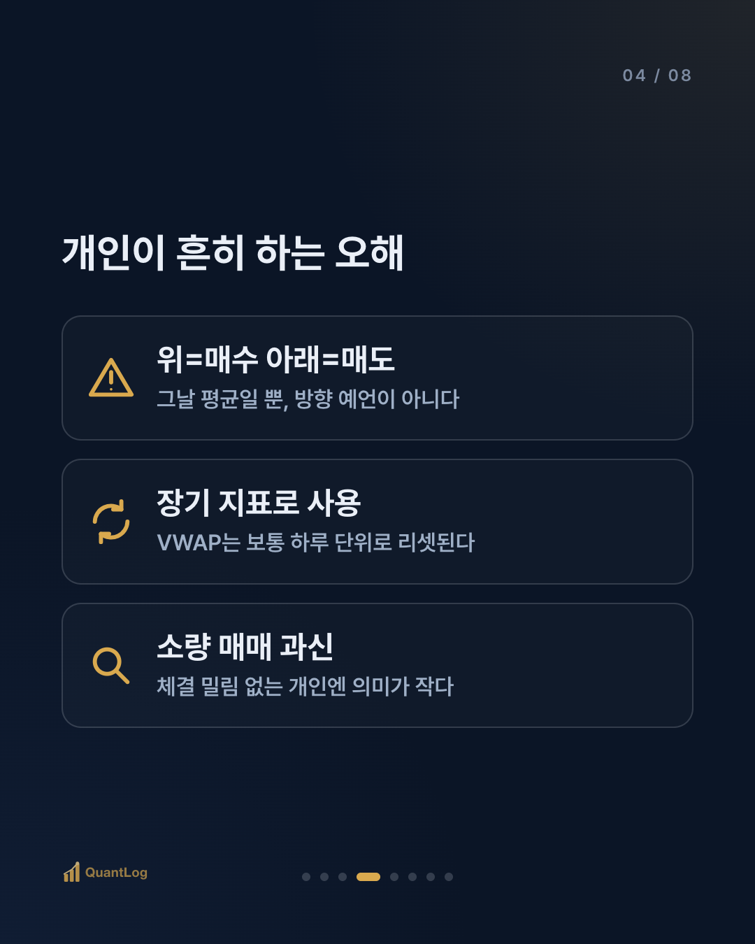 VWAP란 — 기관이 본다는 그 선