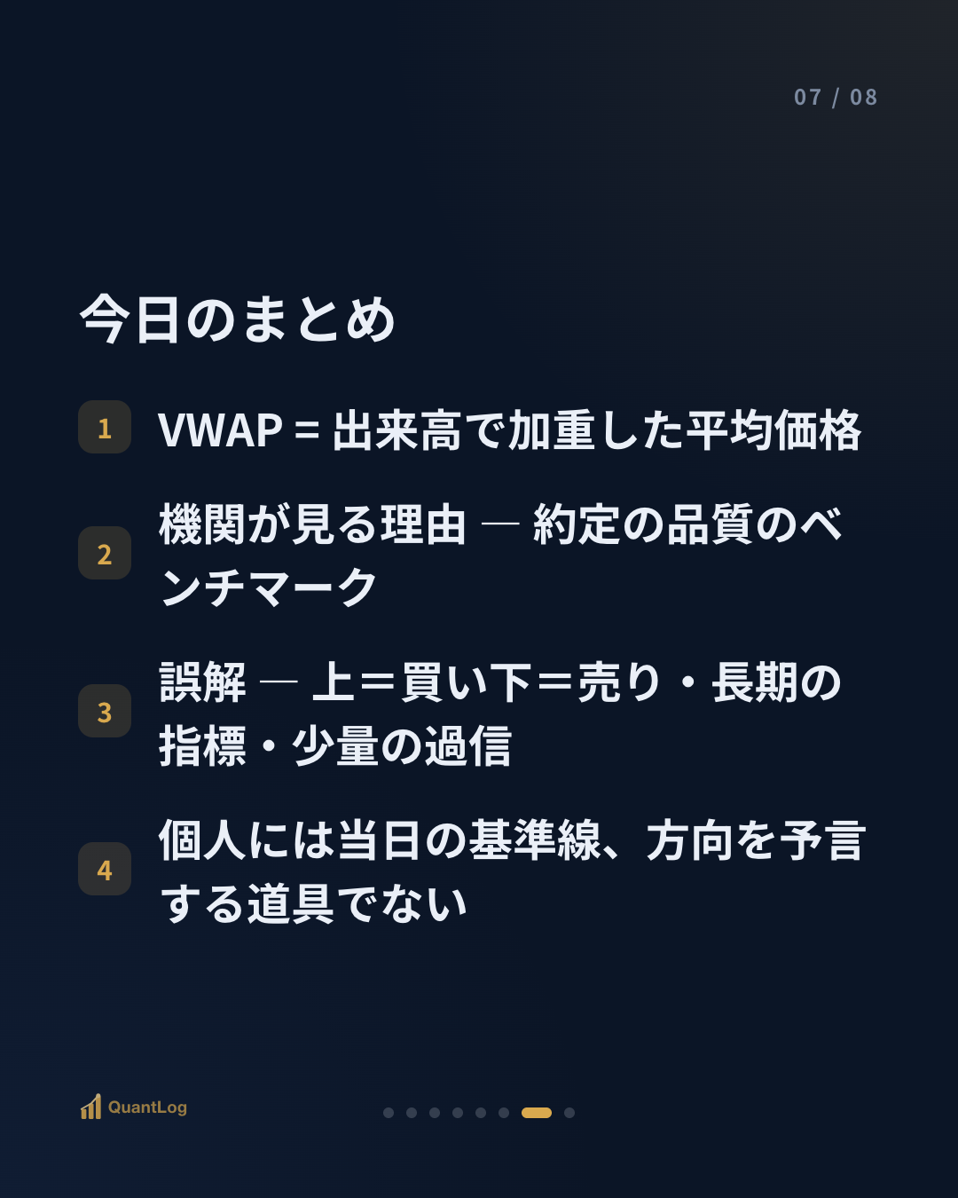 VWAPとは — 機関が見るというあの線