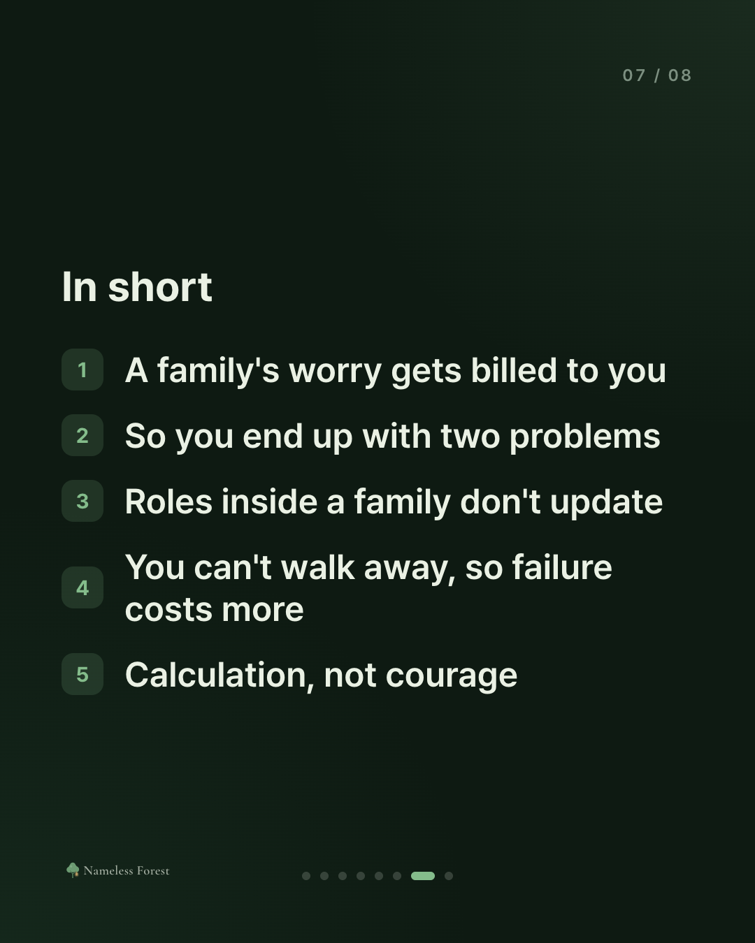 Why Family Is the Hardest to Tell