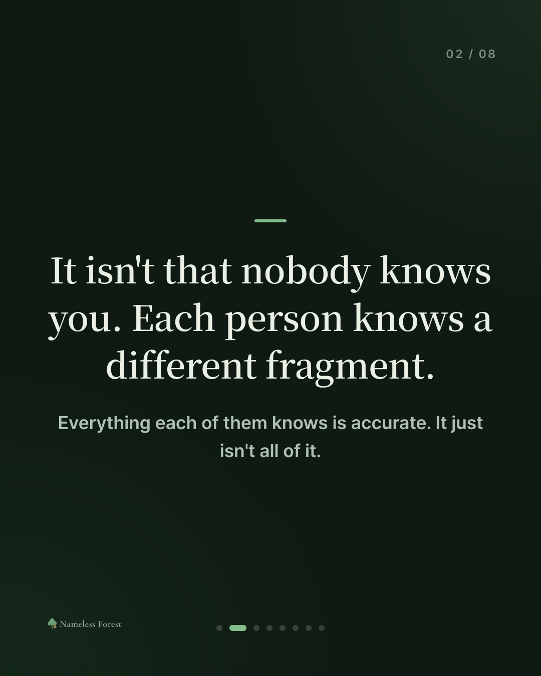 The Feeling That Nobody Really Knows You