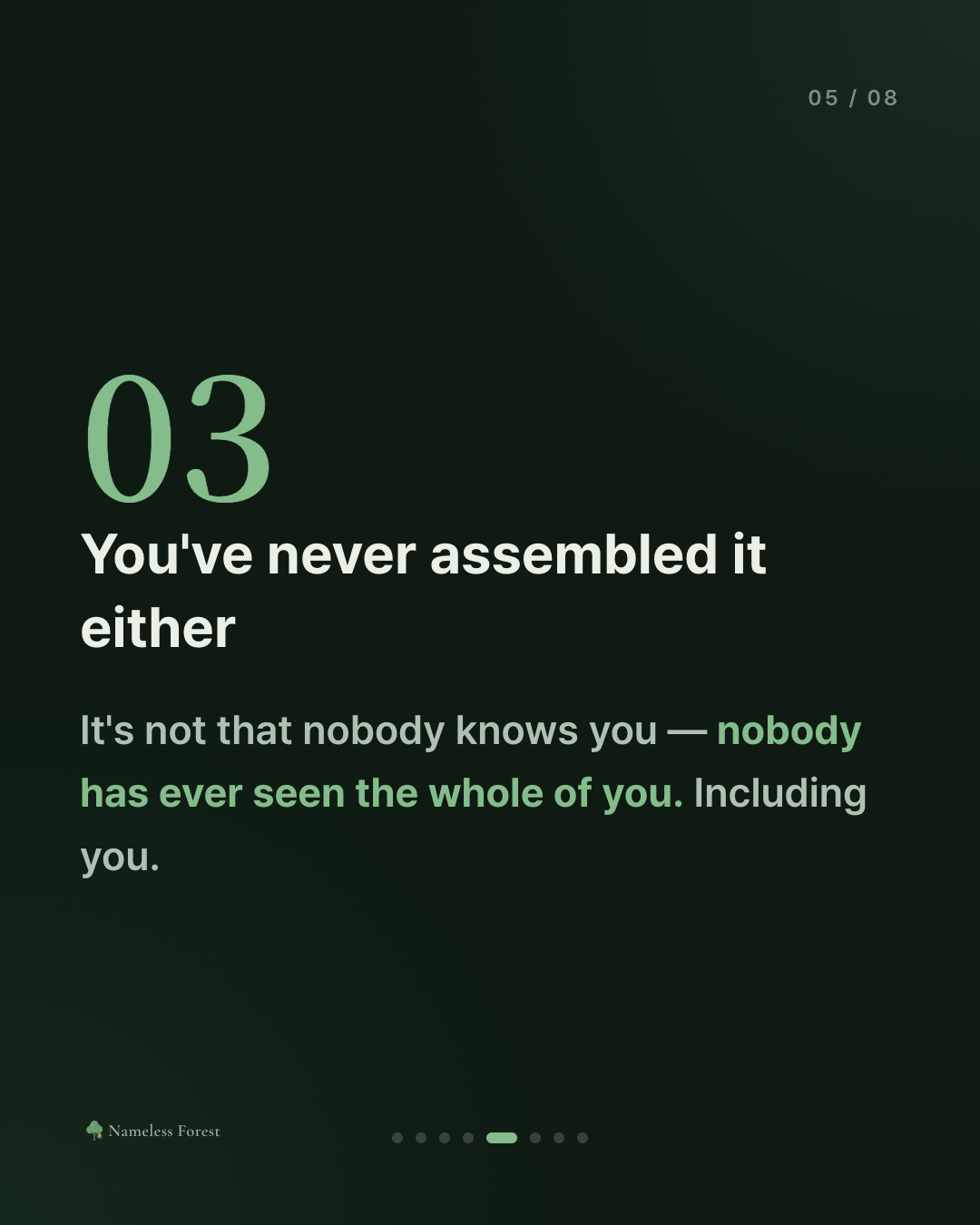 The Feeling That Nobody Really Knows You