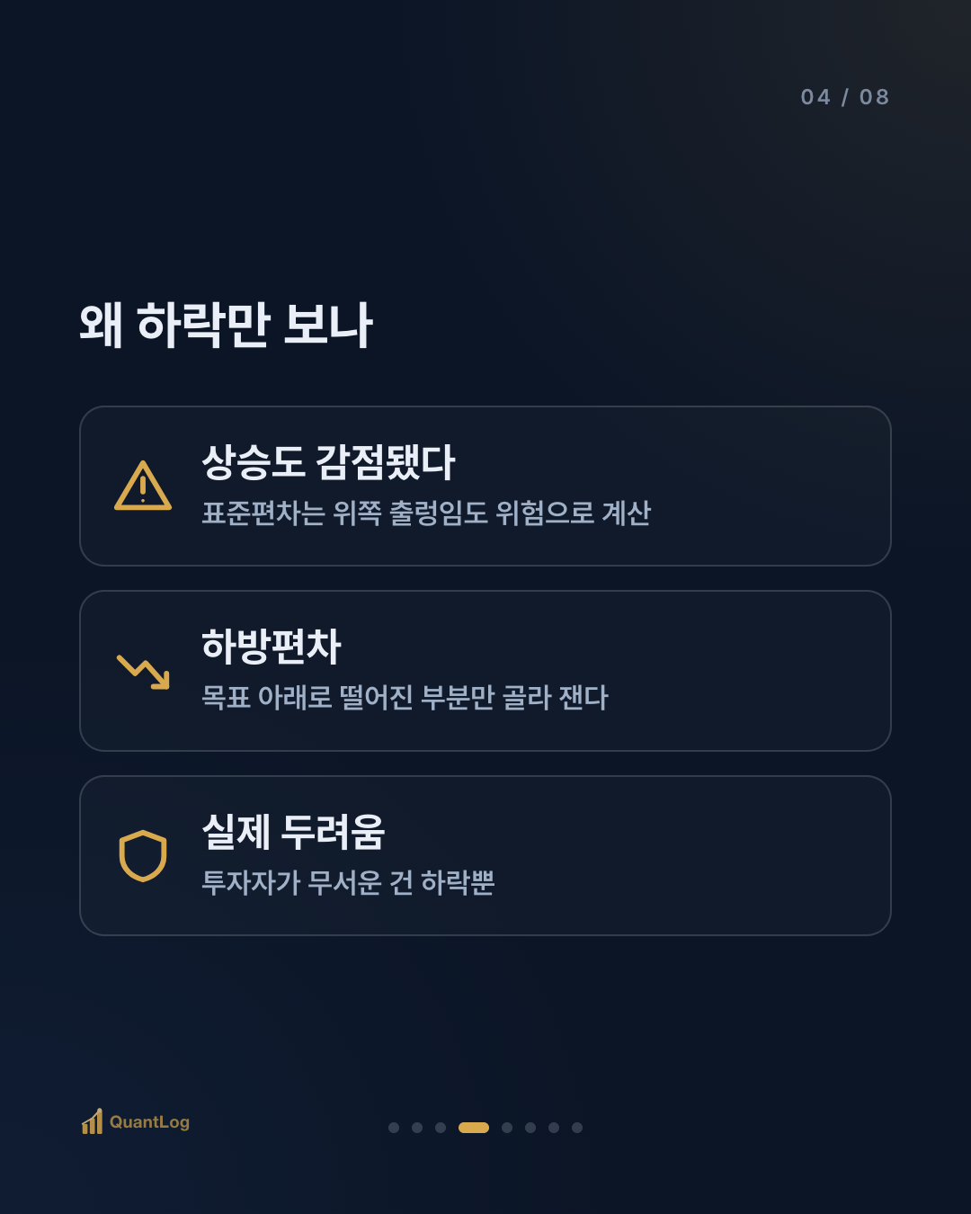 소르티노 지수란 — 하락만 따로 보는 이유