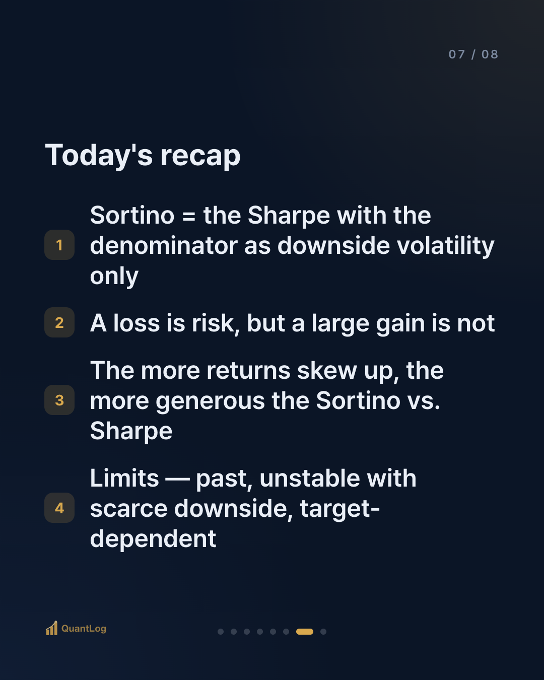 What Is the Sortino Ratio? — Why It Looks at the Downside Alone