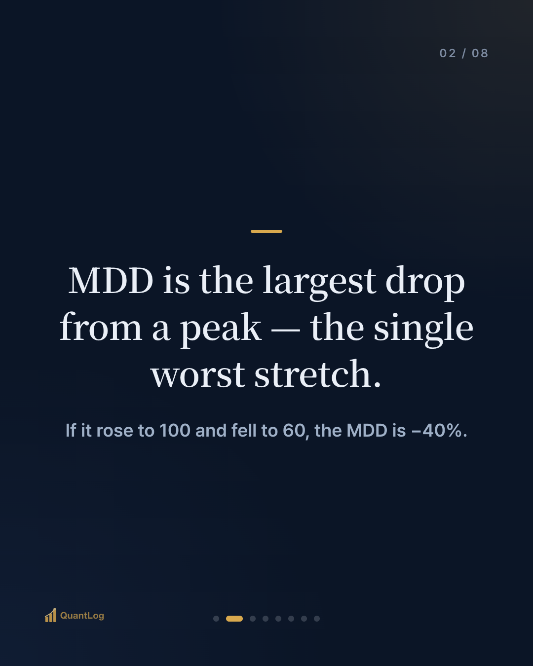 What Is Maximum Drawdown (MDD)? — Why the Biggest Drop Matters Most