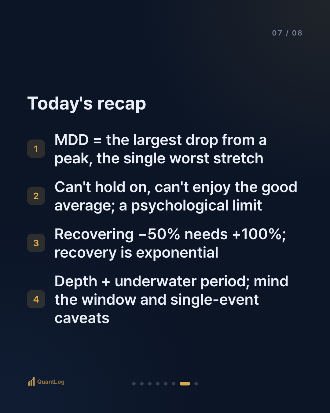 What Is Maximum Drawdown (MDD)? — Why the Biggest Drop Matters Most