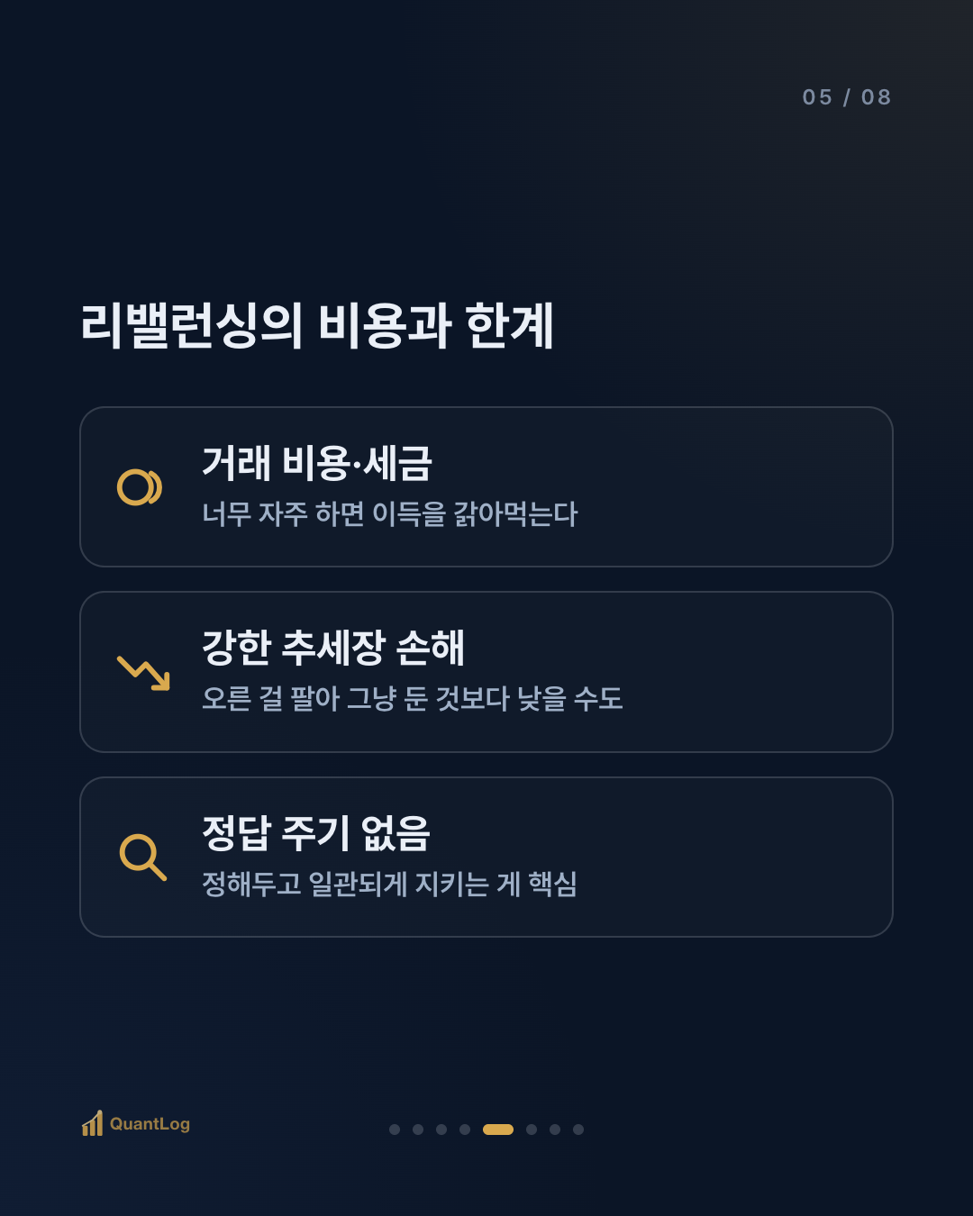 리밸런싱이란 — 언제 다시 맞추나