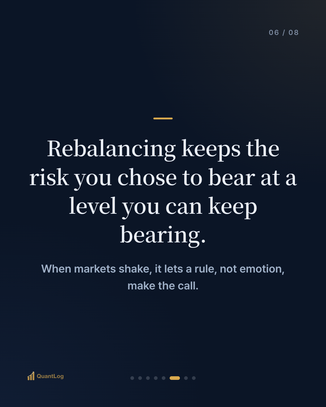 What Is Rebalancing? — When Do You Re-Align?