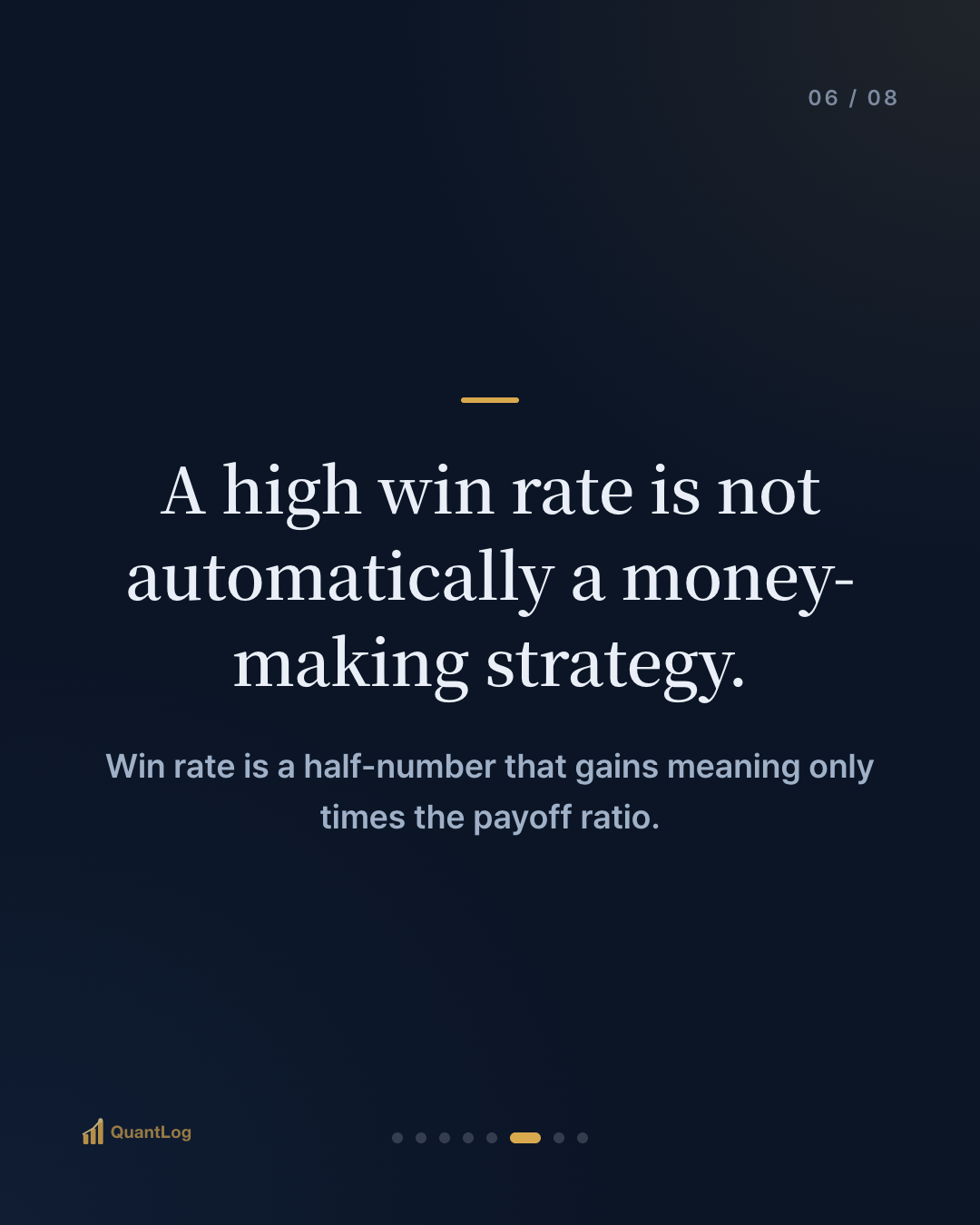 Win Rate vs. Payoff Ratio — Which Matters More?
